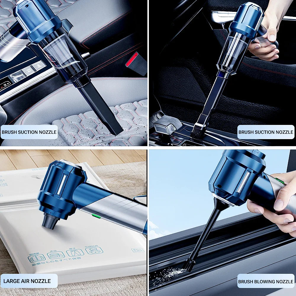 SZUK Car Vacuum Cleaner Portable Handheld Mini Vacuum Cleaner Foldable Strong Suction Powerful Wireless Cleaner Cleaning Machine