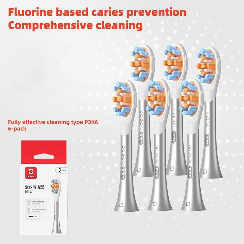 Oclean Children's Electric Toothbrush Head Soft Bristles Interactive Design Gum Protection Baby Full Effect Cleaning Accessory