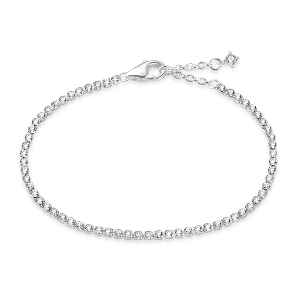 European 925 silver red heart stone bracelet suitable for Valentine's Day girlfriend gift jewelry