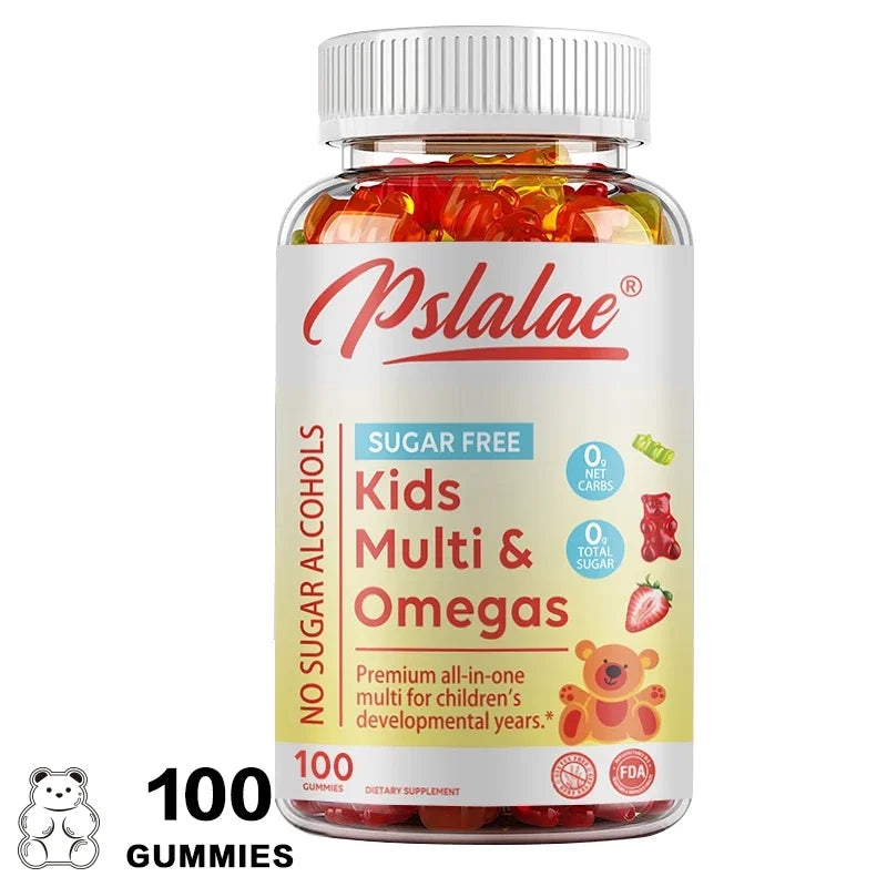 Kids Multivitamins Gummies - Enhance Immunity, Increase Energy, Promote Brain Development, For Bone Health, Eye Health