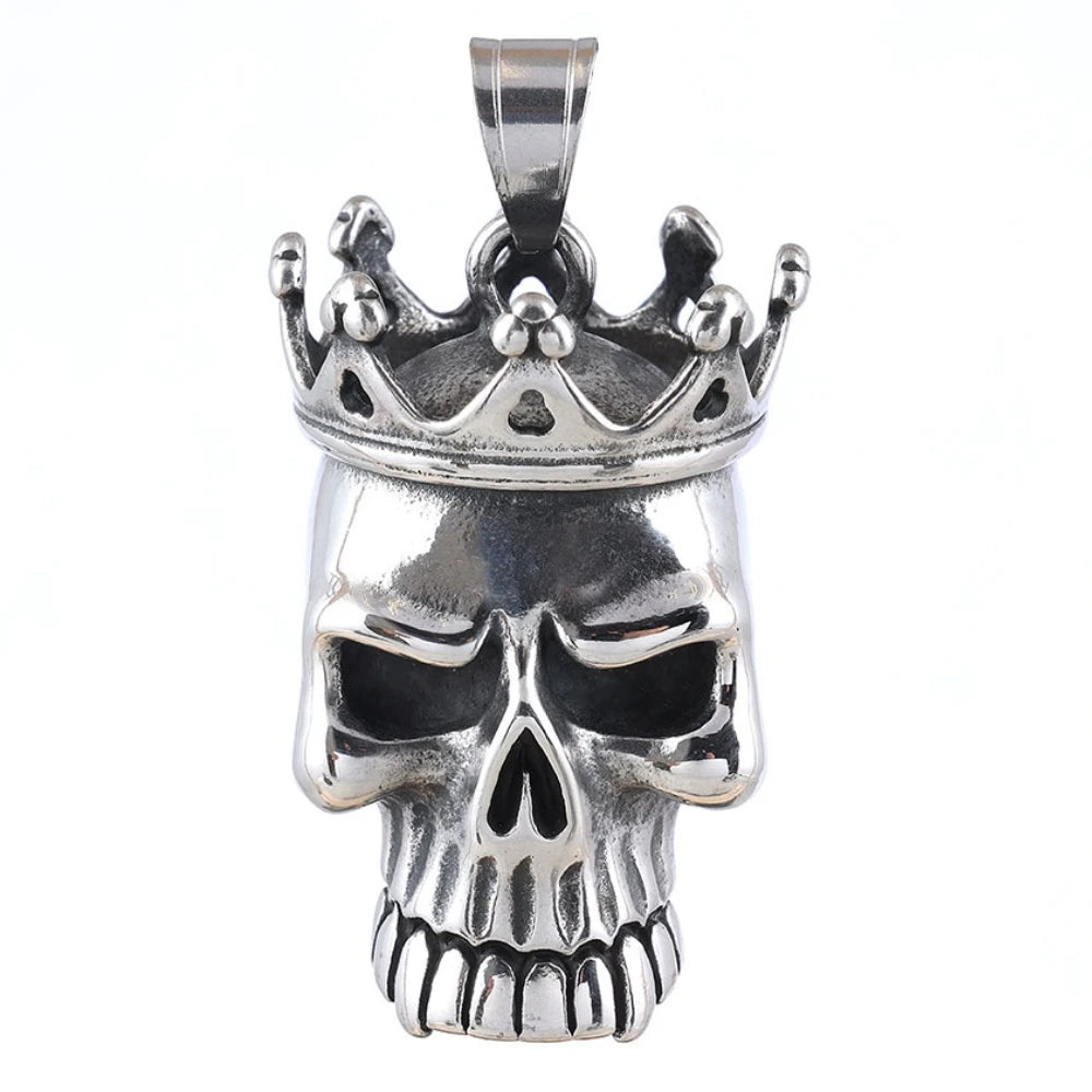 Norse Viking Warrior Spartacus Helmet Bell Pendant Stainless Steel Eagle Cross Jesus Rose Lady Rider Saint Mary USA Flag Jewelry