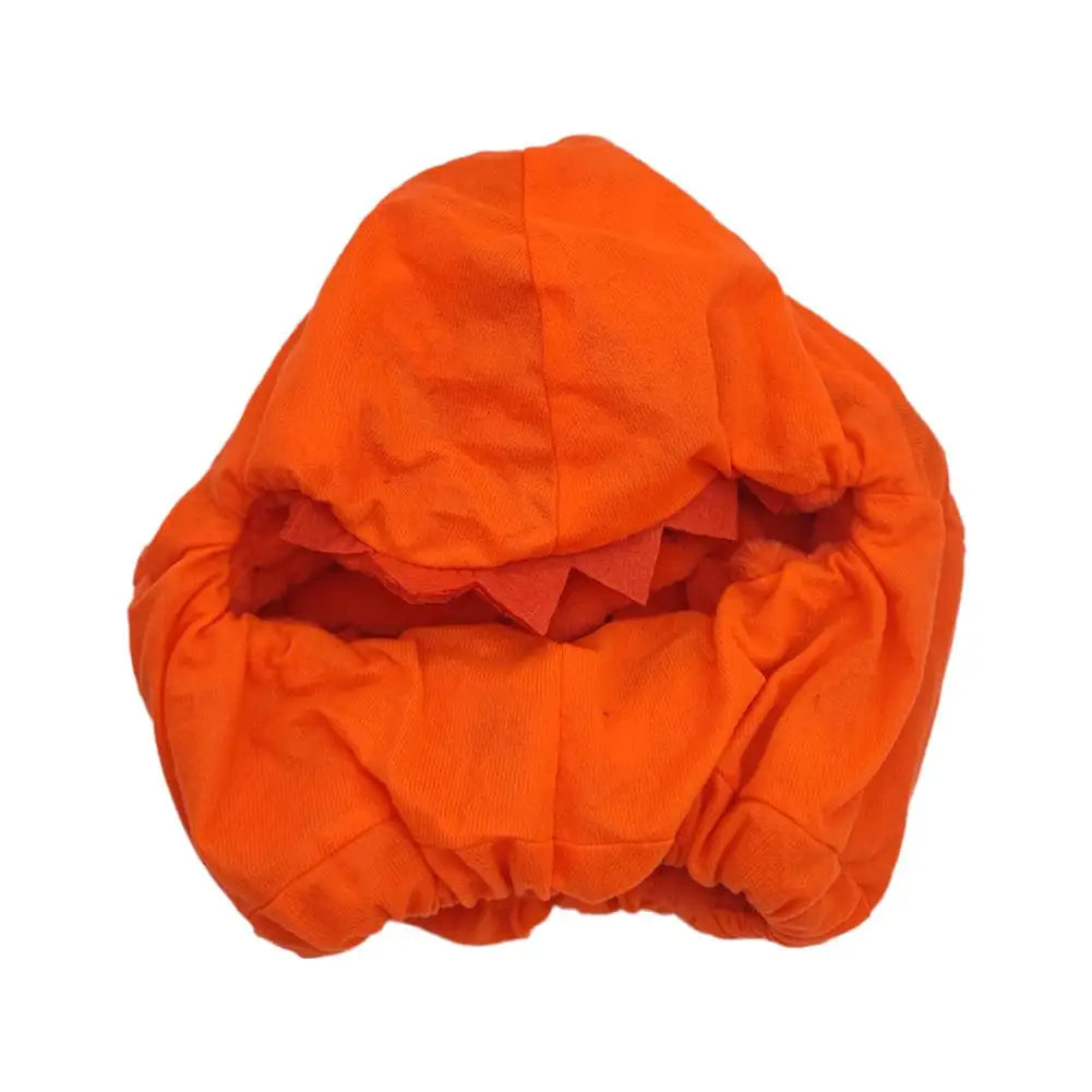 Halloween Pumpkin Motorcycle Helmet Cover High Visibility Dustproof Plush Cartoon Pumpkin Head Motorbike Full Helmet Protector