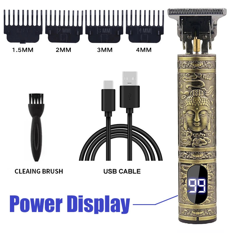 Men's Beard Trimmer Hot Sale Electric Hair Cutting Machine Rechargeable Hair Clipper Barber Electric Shaver for Men Hair clipper