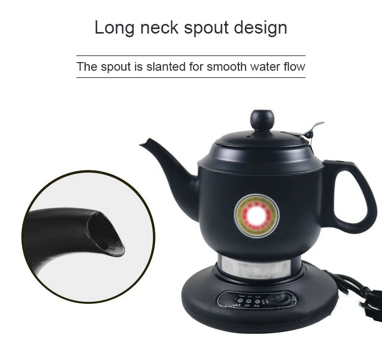 DMWD Stainless Steel Thermal Insulation 500W Electric Kettle Teapot 1.2L  Automatic Hot Water Heating Boiler Tea Pot 220V