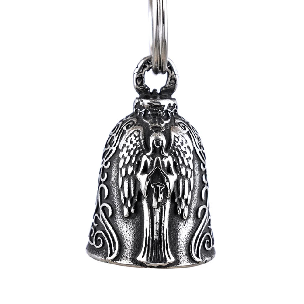 Norse Viking Warrior Spartacus Helmet Bell Pendant Stainless Steel Eagle Cross Jesus Rose Lady Rider Saint Mary USA Flag Jewelry