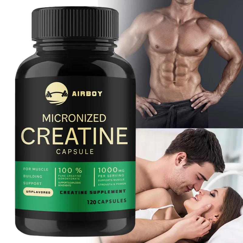 Micronized Creatine - Promotes Muscle Growth, Enhances Physical Performance, Endurance and Recovery