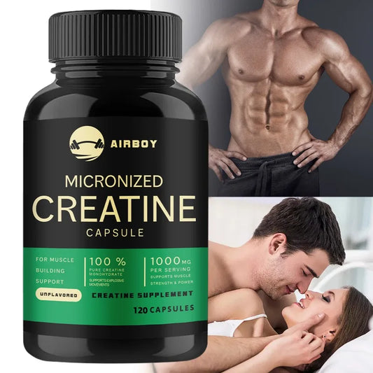 Micronized Creatine - Promotes Muscle Growth, Enhances Physical Performance, Endurance and Recovery