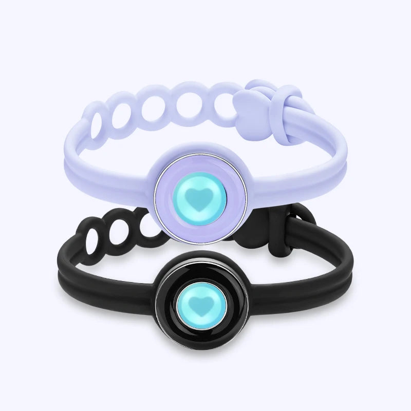Totwoo Smart Jewelry for Couples Bluetooth Touch Bracelets with App Control Long Distance Romantic Gift for Girlfriend