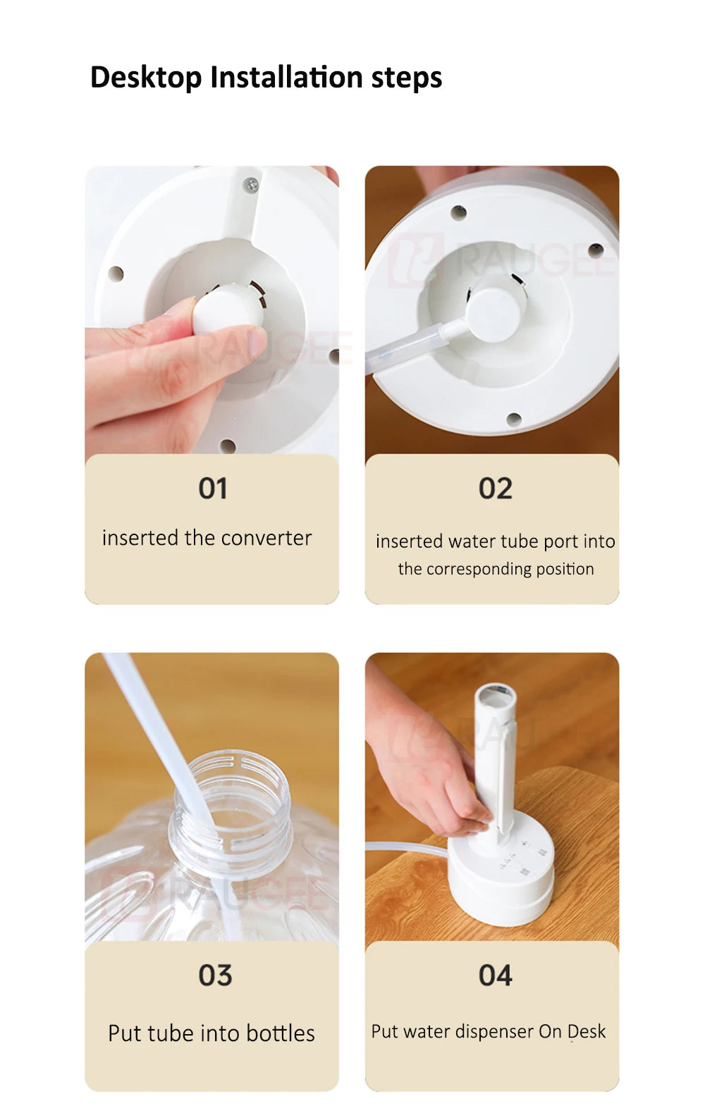 Electric Water Gallon Bottle Pump Folding Water Bottle Pump Automatic Desktop Water Pump 19 Liters Rechargeable Water Pump