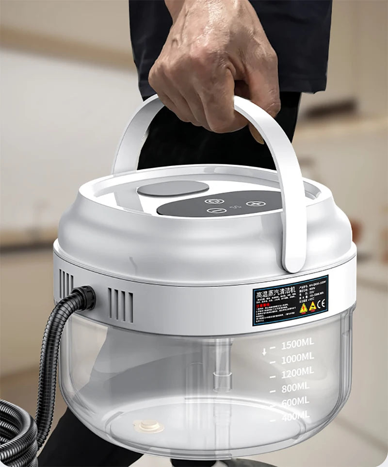 High Temperature Pressurized Steam Cleaning Machine for Range Hood Kitchen Car Cleaning Quick Heating Portable Steam Cleaner