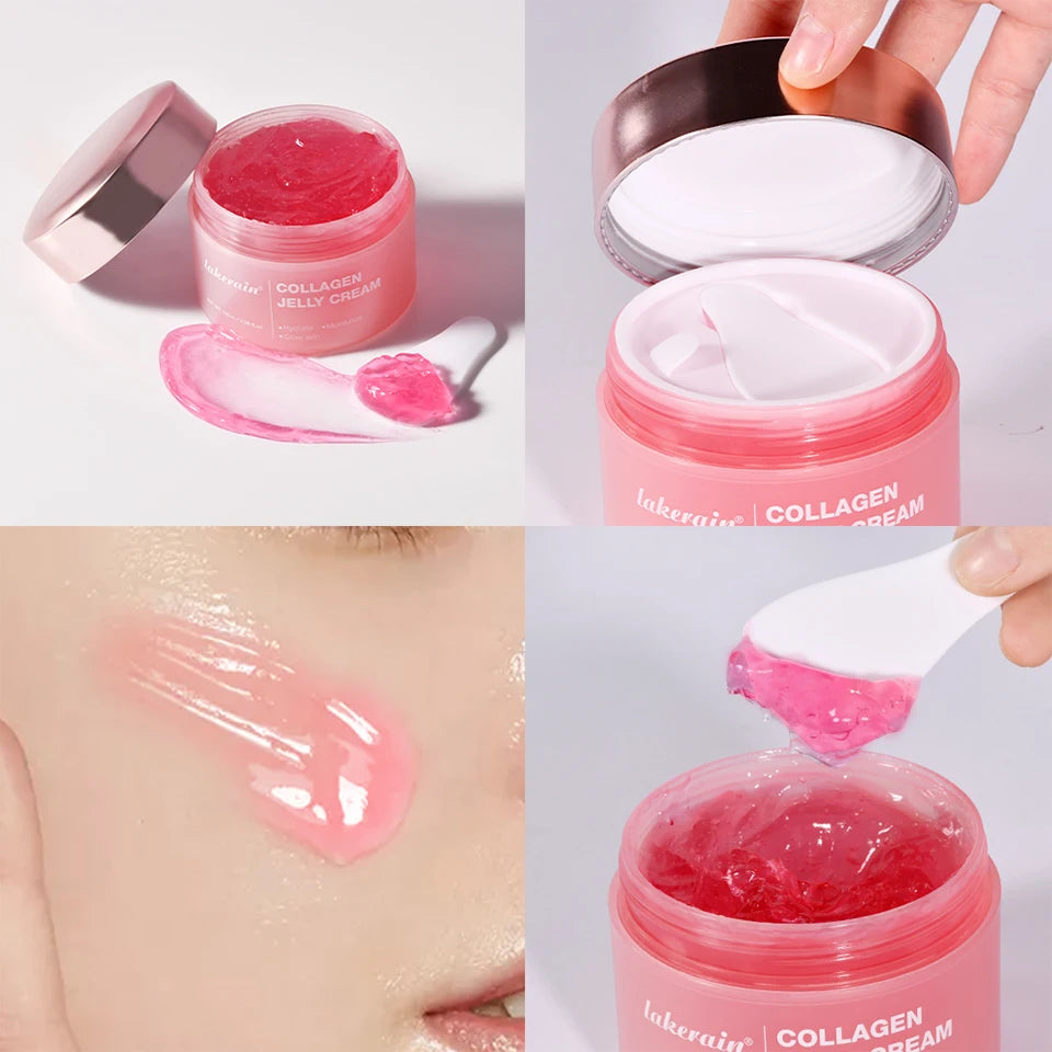 Collagen Jelly Cream- Niacinamide & Freeze-Dried Hydrolyzed Collagen - Boosts skin's barrier hydration and gives 24h Glow & Lift