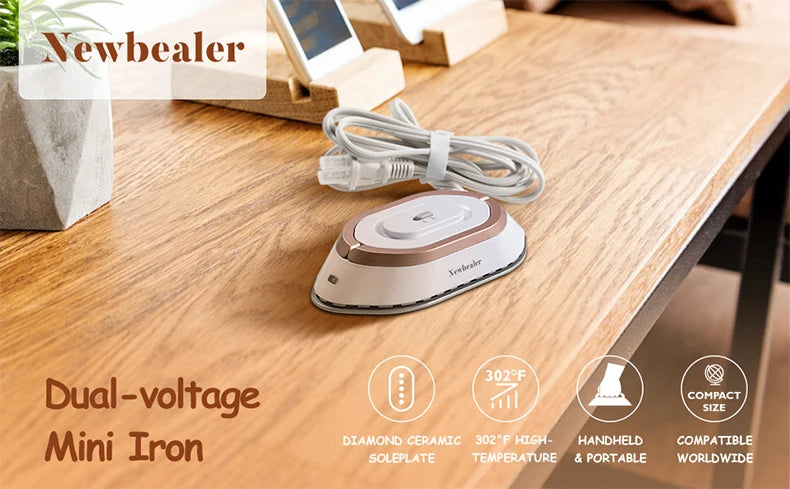 Portable Handheld Garment Steamer Iron Mini 3 in 1 Vertical Rotatable Wet Dry Ironing Irons for Clothes Travel Household Tools