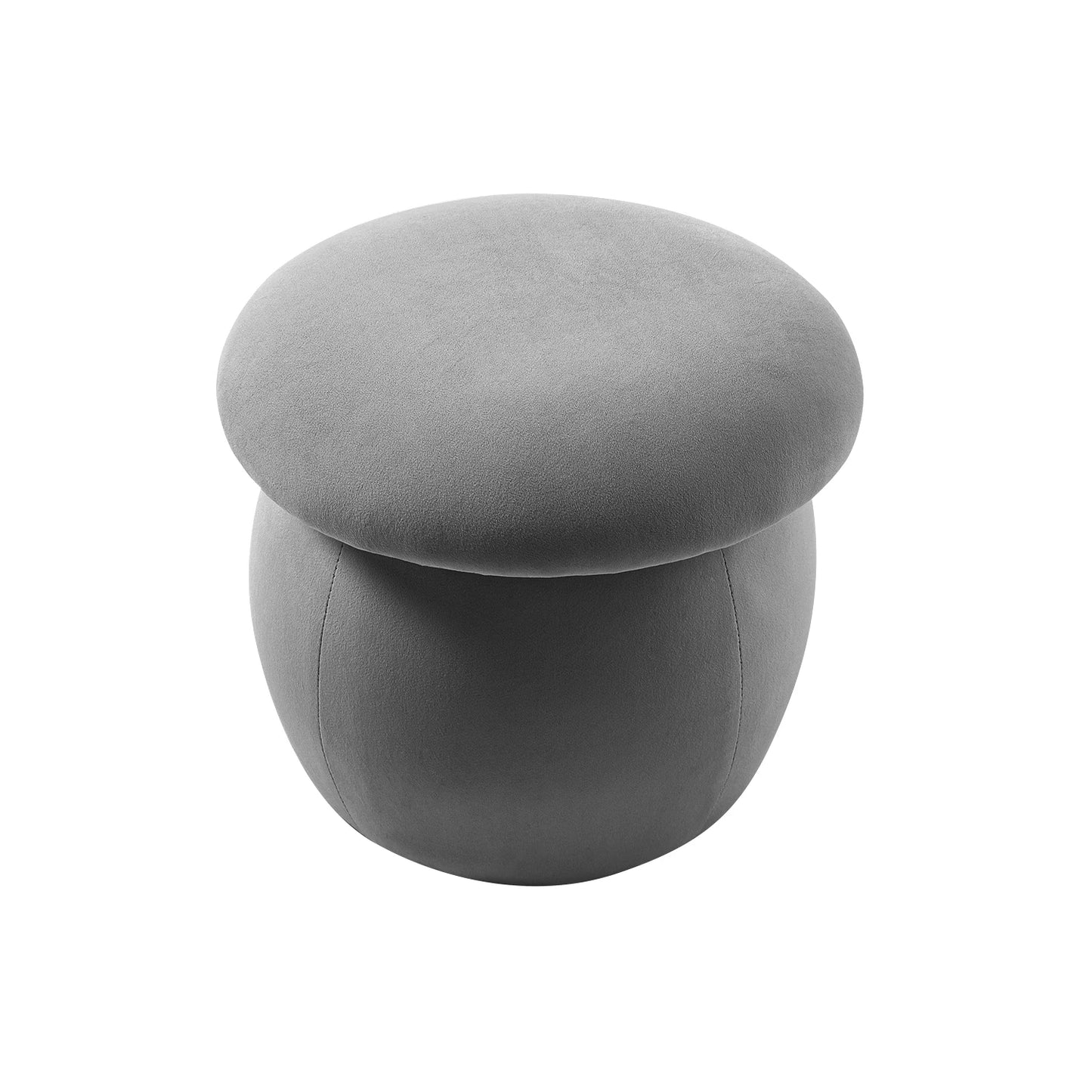 Nordic simple velvet mushroom footstool cushion stool children's seat comfortable high elastic indoor home furniture