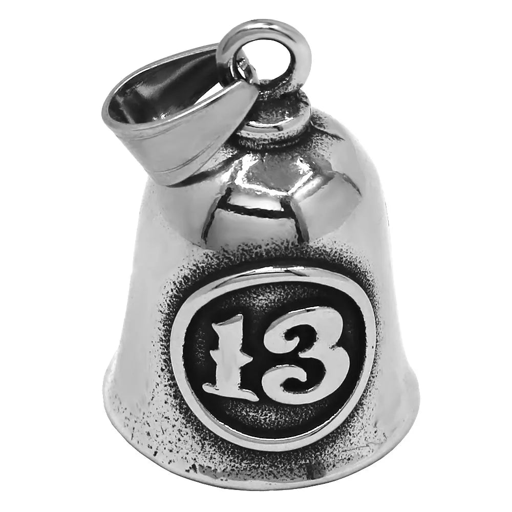 Norse Viking Warrior Spartacus Helmet Bell Pendant Stainless Steel Eagle Cross Jesus Rose Lady Rider Saint Mary USA Flag Jewelry