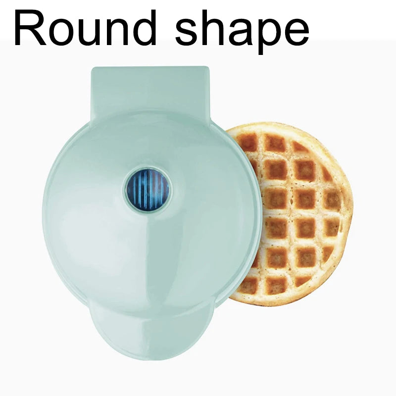 Electric Mini Color Waffles Maker Machine Kitchen Cooking Appliance for Kids Breakfast Dessert Pot Utensil Fried Eggs US EU PLUG