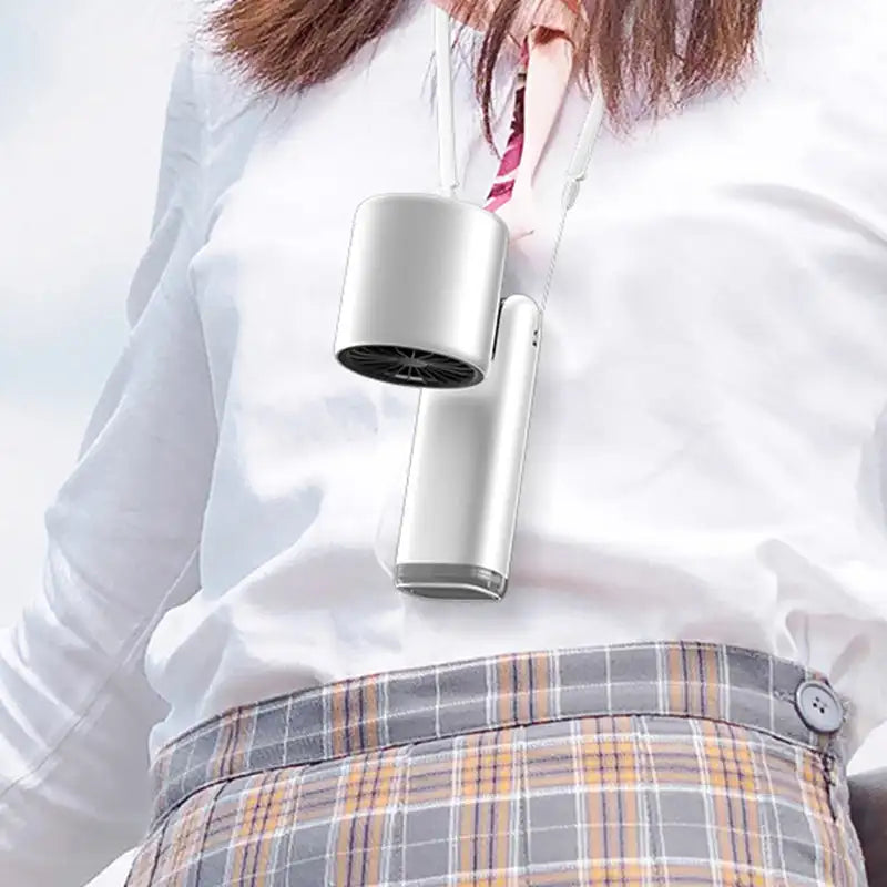 Mini Ice Cold Fan Outdoor Foldable Handheld Fan Mini Cooling Rechargeable 3600mAh 199-level Free Control High Speed Turbo Fan