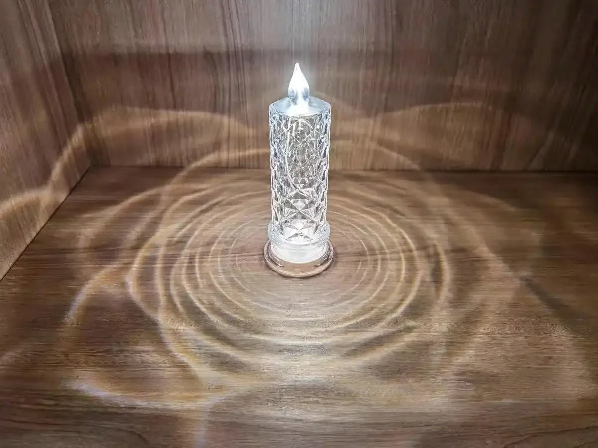1pcs LED Flameless Candle Battery Operated Valentine's Day Proposal Anniversary Halloween Wedding Decoration