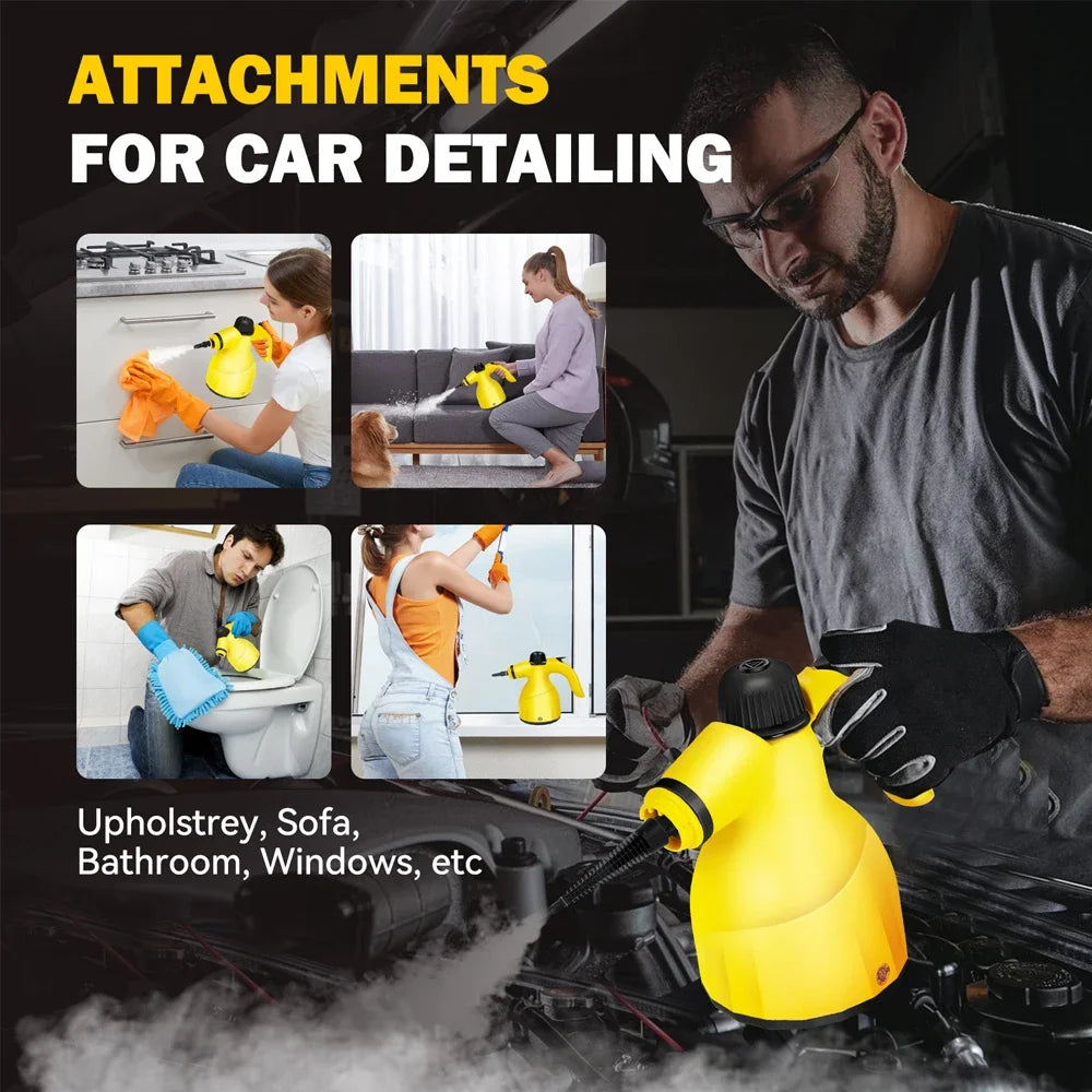 220V Handheld Steam Cleaner High Temperature Sterilization Pressure Jet Washer Machine For Air Conditioning Kitchen Car Cleaning