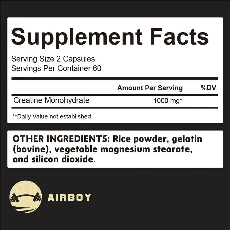 Micronized Creatine - Promotes Muscle Growth, Enhances Physical Performance, Endurance and Recovery
