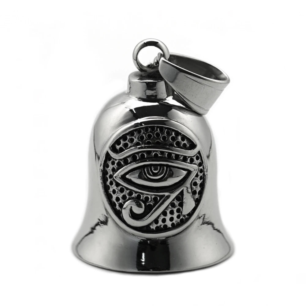 Norse Viking Warrior Spartacus Helmet Bell Pendant Stainless Steel Eagle Cross Jesus Rose Lady Rider Saint Mary USA Flag Jewelry