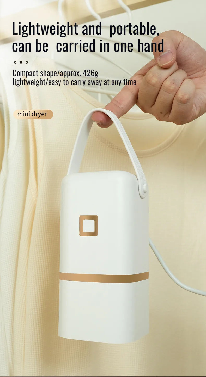Portable Clothes Dryer for Light Clothes Underwear Baby Clothes Mini Clothes Dryer Electric Clothes Dryer Or Travel Dorms Hotel