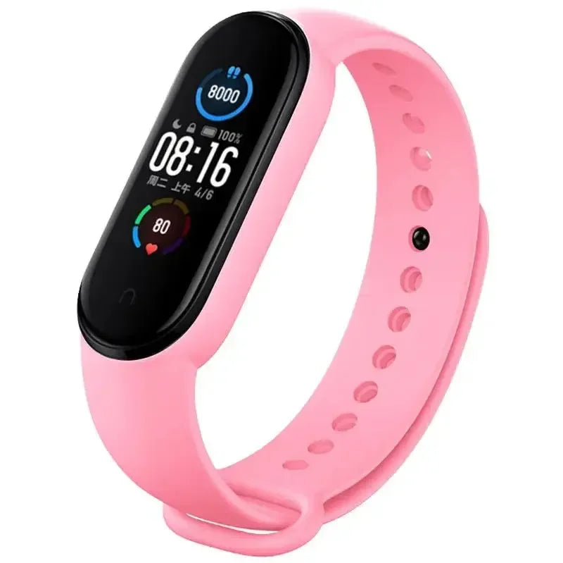 Silicone Watch Strap For Xiaomi Mi Band 7 6 5 4 3 Wristband Bracelet Wrist Straps correa Mi Band 6 7 5 4 Smart watch Accessories