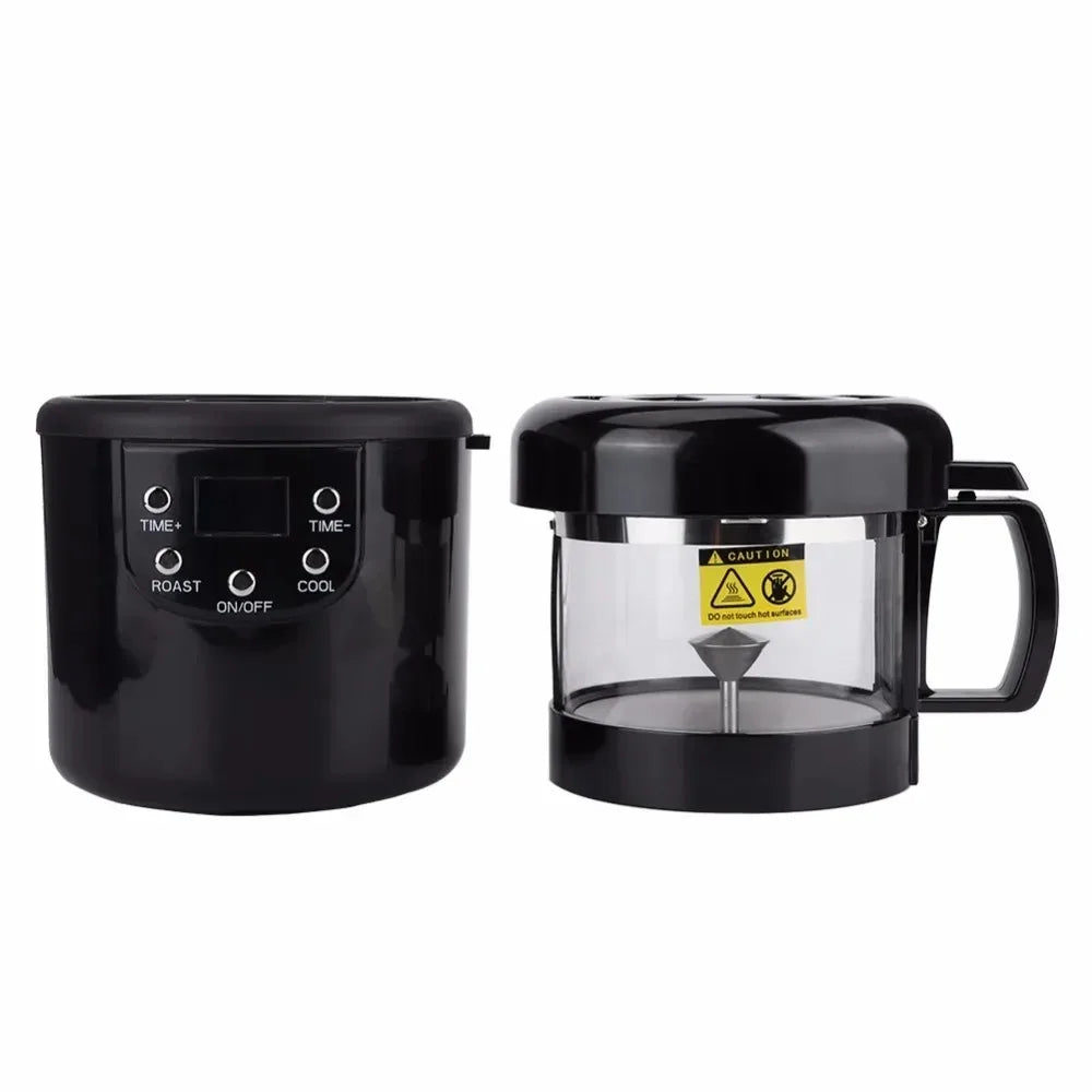 New 110g Home Coffee Roaster Electric Mini No Smoke Coffee Beans Baking Roasting Machine 110-240V 1400W Coffee Bean Roaster