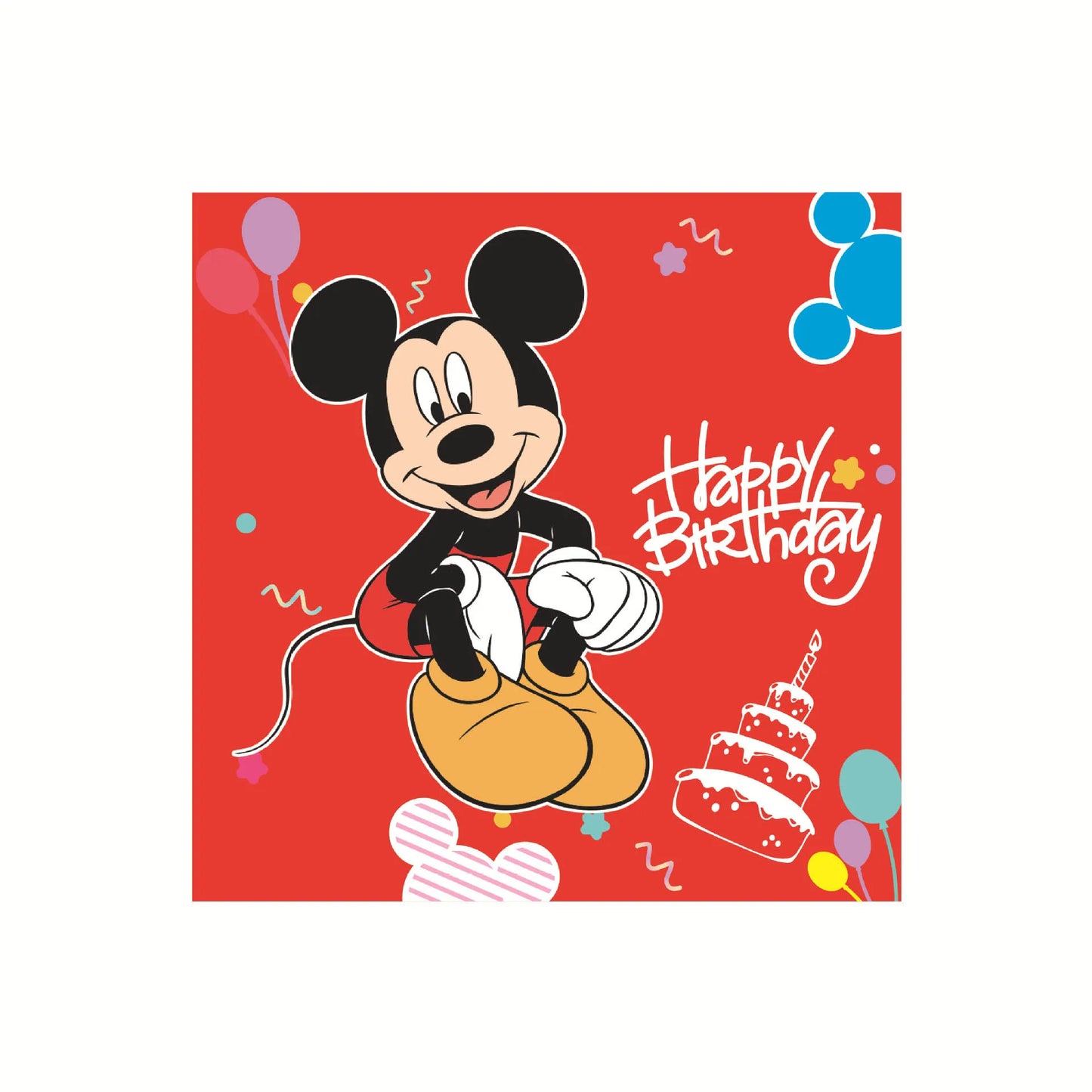 Mickey Mouse Birthday Decoration  Kids Balloons Disposable Tableware Banner Cups Pendant Baby Shower Supplies Kid Gift