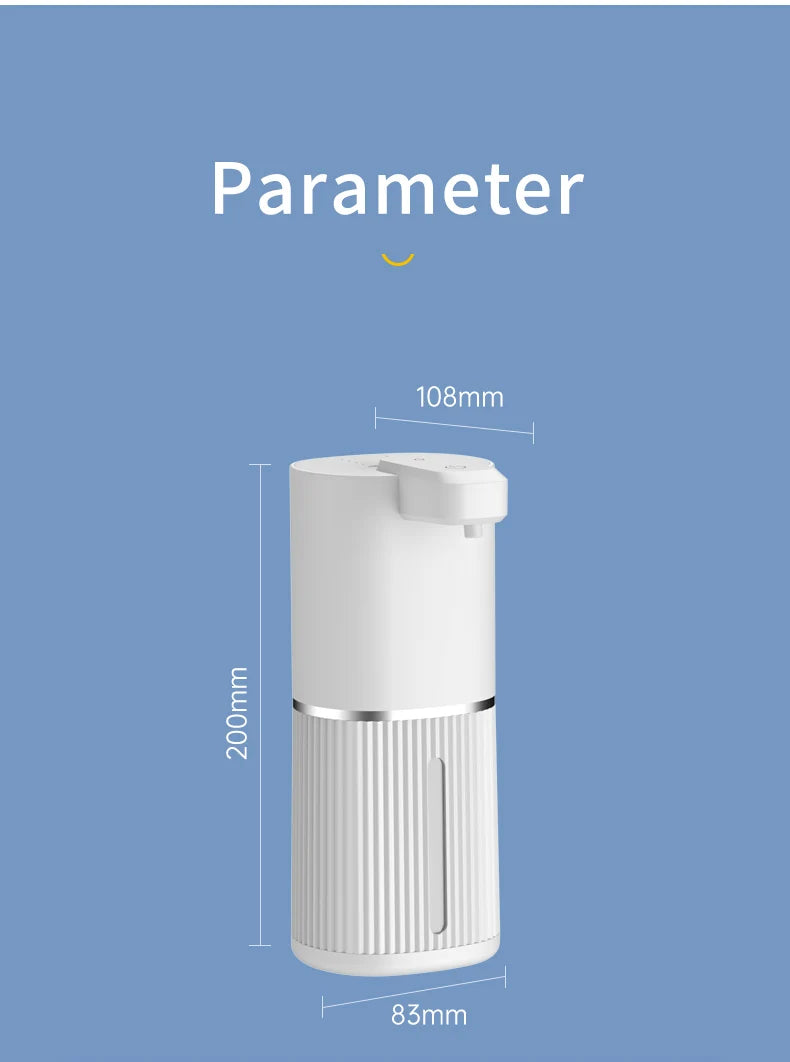 308ml Automatic Soap Dispenser Touchless Electric Dispenser USB Rechargeable with Infrared Sensor for Bathroom,Kitchen Soap