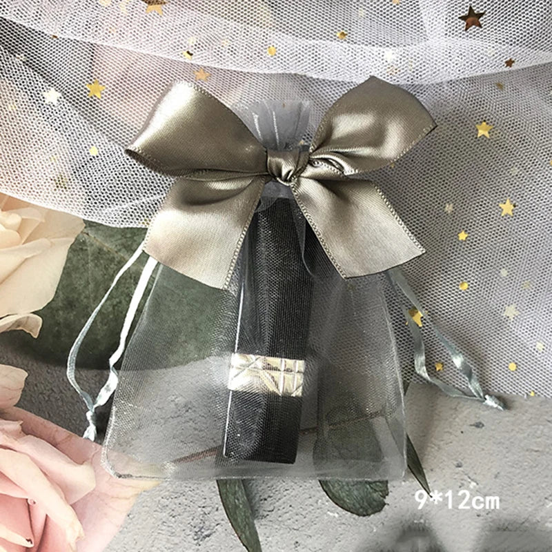 10pcs/lot Drawstring Organza Bags Gift Bags Exquisite Butterfly Bags Jewelry Packaging Bags Wedding Bags Wholesale Gifts Pouches