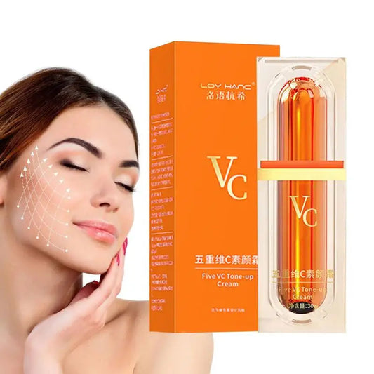 Vitamin C For Skin Hydrating Facial Skin Cream Essence Cream Brightening And Tightening Effect Five Vitamin C Ingredients Light
