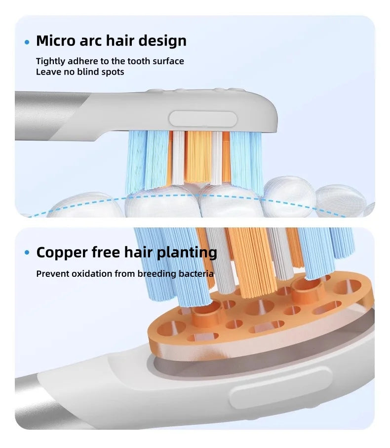 Oclean Children's Electric Toothbrush Head Soft Bristles Interactive Design Gum Protection Baby Full Effect Cleaning Accessory