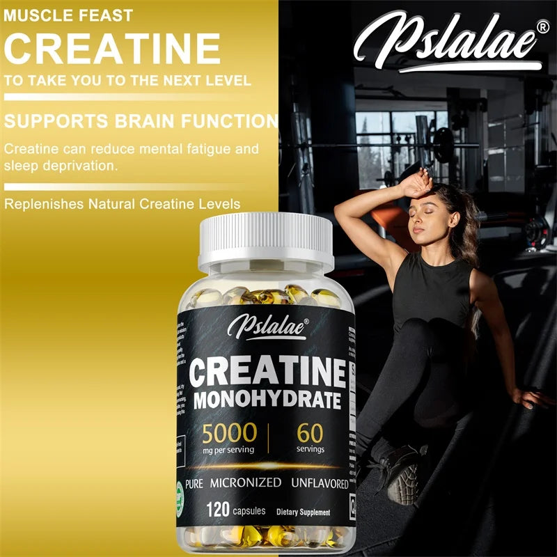 Creatine Monohydrate - Good for Build Muscle, Improve Energy, Endurance and Promote Recovery, Athletic Performance