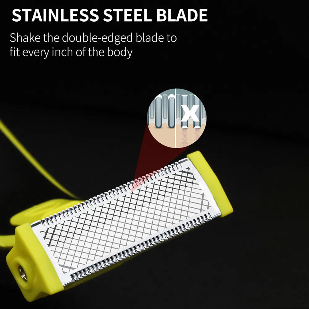 Full Body Washed Wet and Dry Shaver, Men's Electric Shaver Rotary Shaver