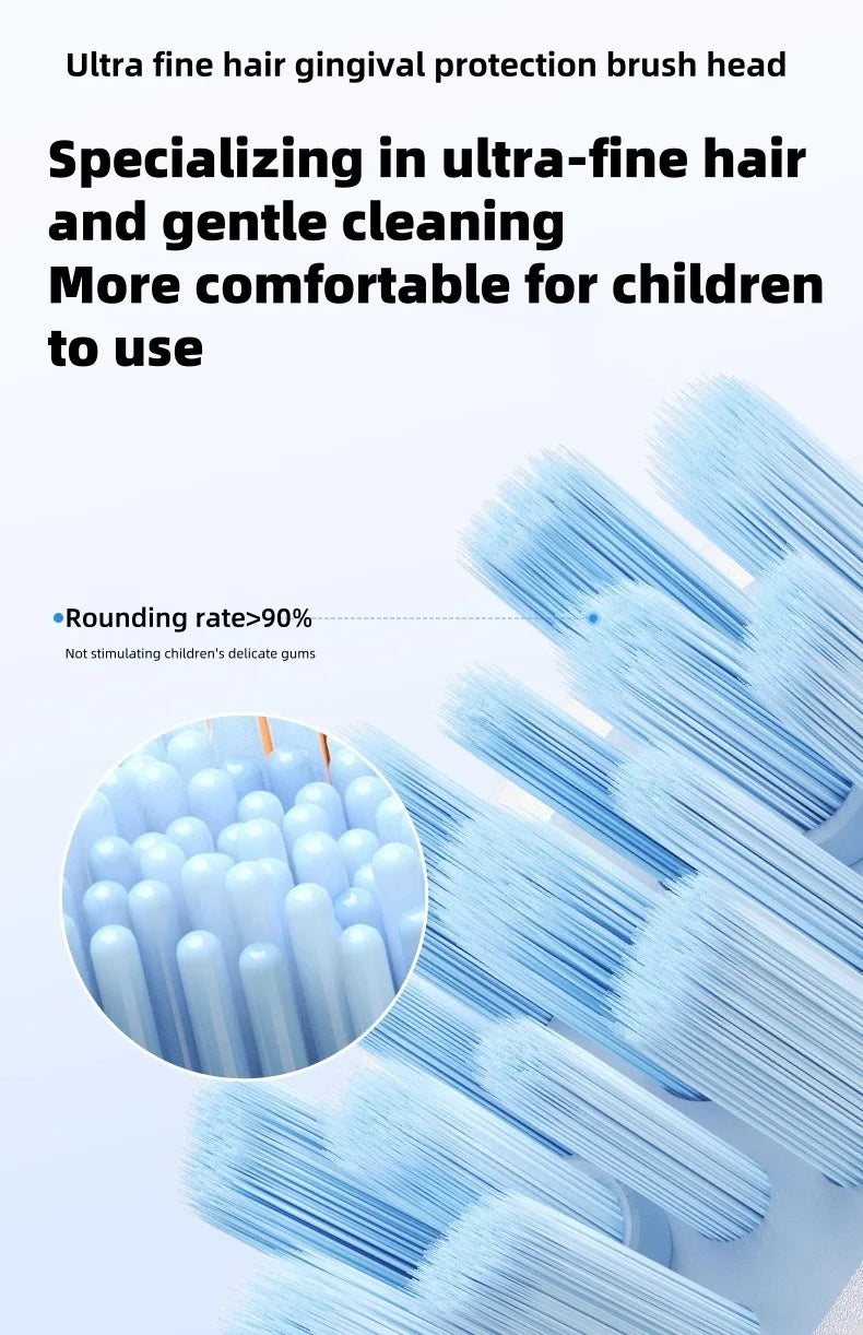 Oclean Children's Electric Toothbrush Head Soft Bristles Interactive Design Gum Protection Baby Full Effect Cleaning Accessory