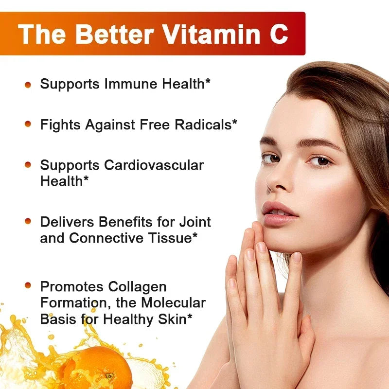 Liposomal Vitamin C - Supports Antioxidant and Nutrient Absorption, Energy Supplement, and Promotes Immune Health Vegan