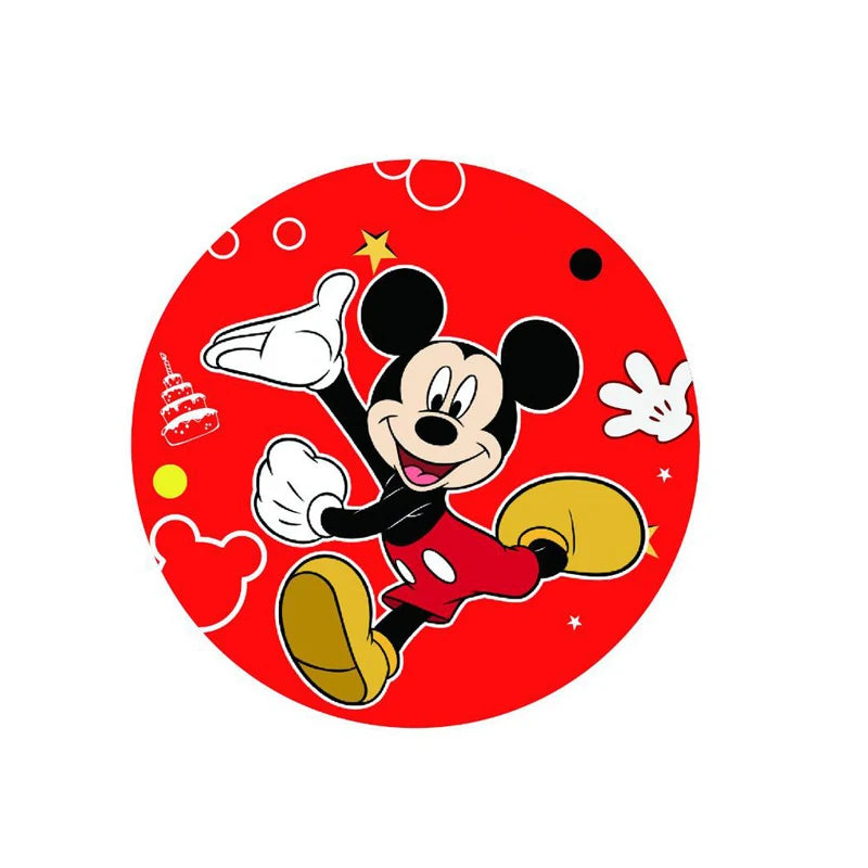 Mickey Mouse Birthday Decoration  Kids Balloons Disposable Tableware Banner Cups Pendant Baby Shower Supplies Kid Gift