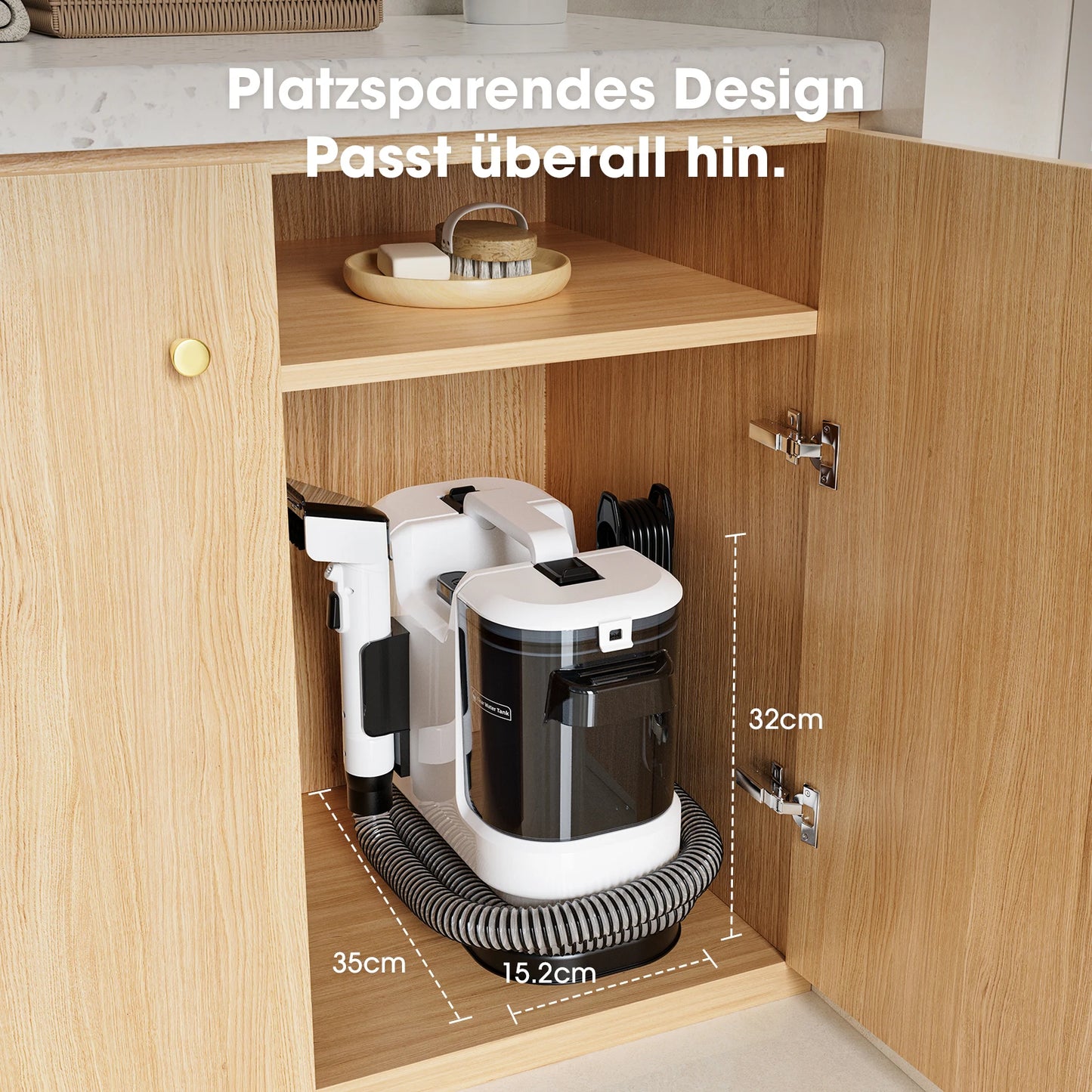 Spot Cleaner | Spot & Stain Remover | Clean Up Spills & Pet Messes from Carpets, Stairs, Upholstery & Car Seats | Self Cleaning