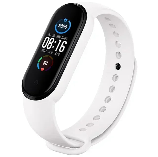 Watch Strap For Xiaomi Mi Band 7 6 5 4 3 Wristband Silicone Bracelet Wrist Straps correa Mi Band 6 7 5 4 Smartwatch Accessories