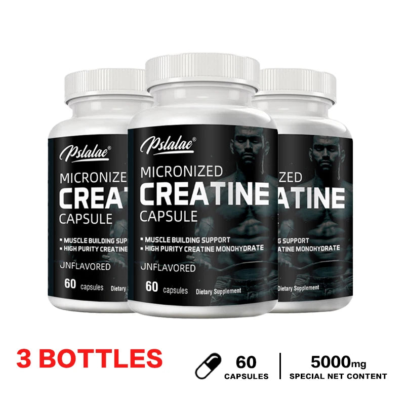 Creatine Monohydrate Energy Performance Whey Proteins for Muscle Mass Workout Recovery Friendly Adult Nutritional Supplement