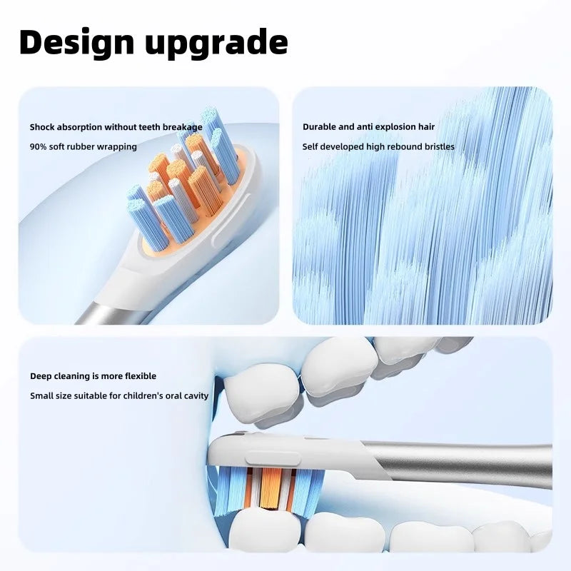 Oclean Children's Electric Toothbrush Head Soft Bristles Interactive Design Gum Protection Baby Full Effect Cleaning Accessory