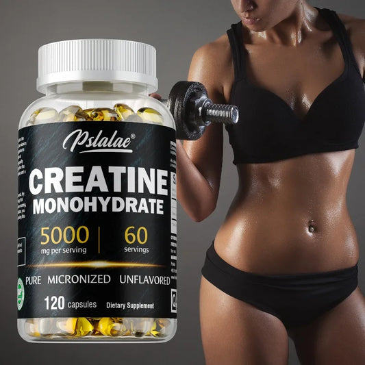 Creatine Monohydrate - 5,000 Mg Per Serving, Pre-workout Creatine To Help Build Muscle, Enhance Energy and Performance