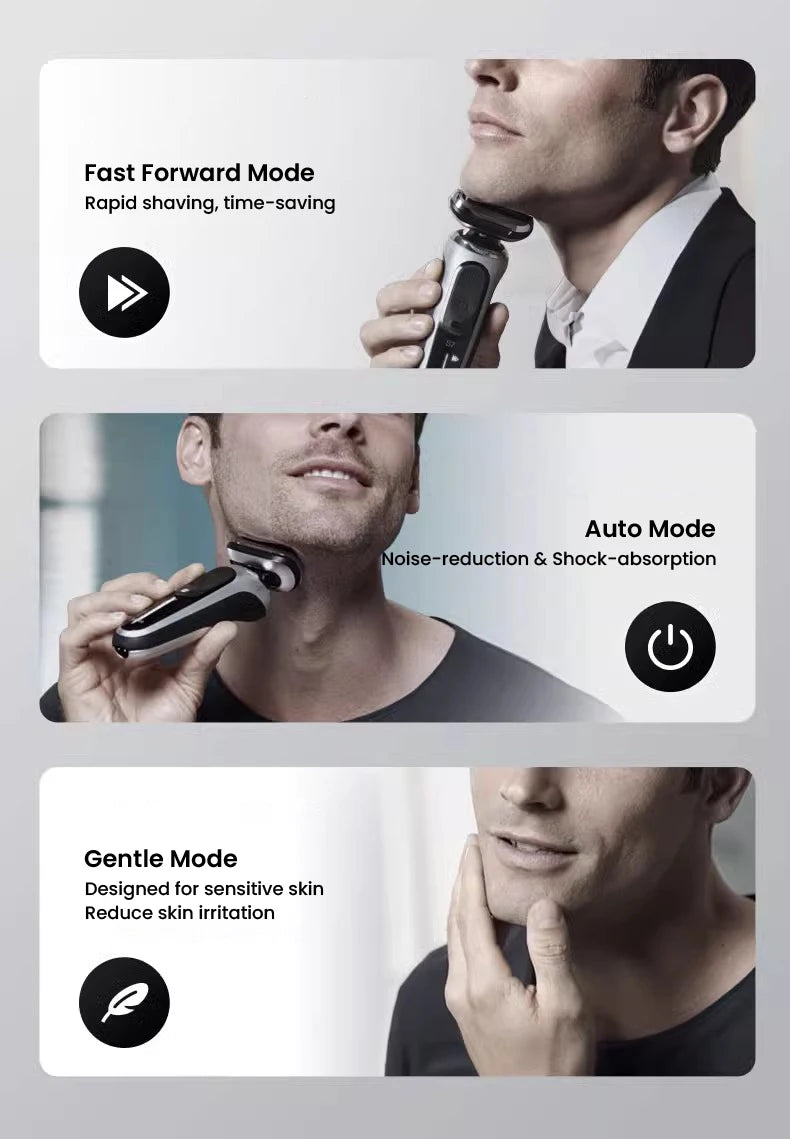 Original Braun Series 7 Pro Electric Shaver Rechargeable Men Razor 3 Modes Precision for Face Clean