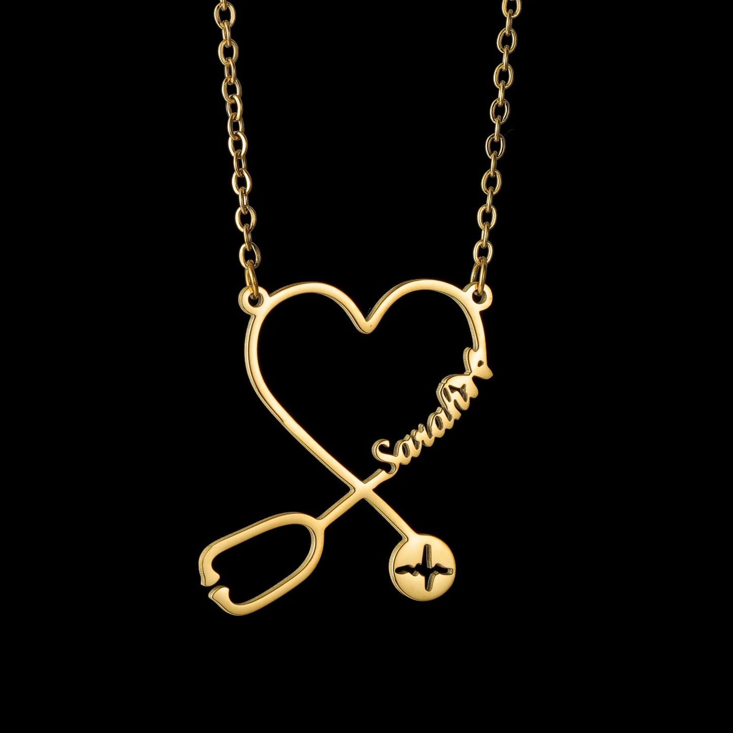 Acheerup Personalized Name Infinity Necklace for Women Baby Kids Stainless Steel Custom Heart Crown Chain Choker Birthday Gifts