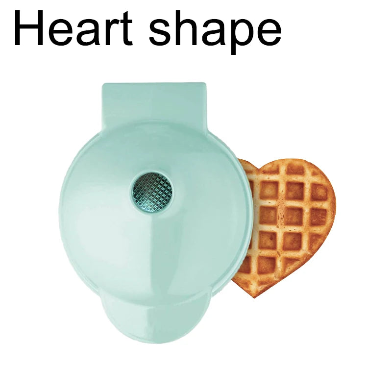 Electric Mini Color Waffles Maker Machine Kitchen Cooking Appliance for Kids Breakfast Dessert Pot Utensil Fried Eggs US EU PLUG