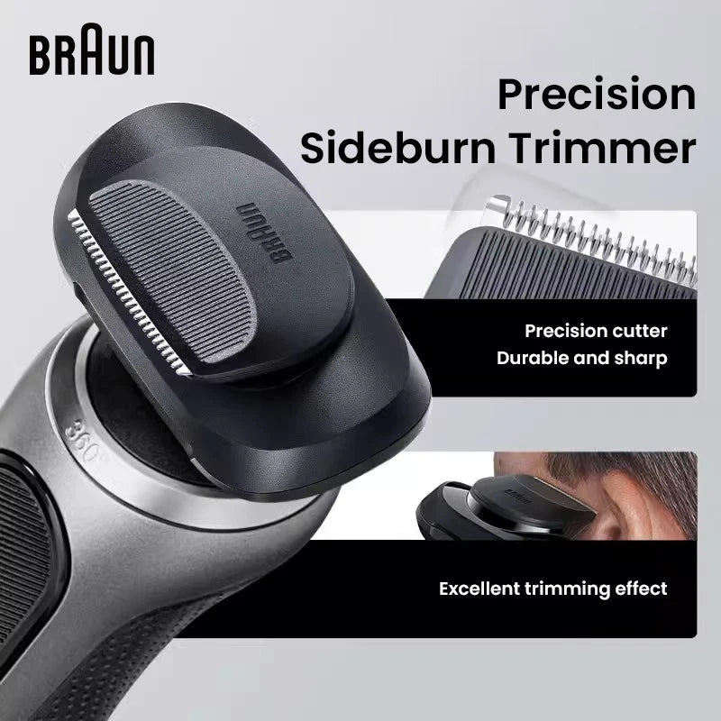 Original Braun Series 7 Pro Electric Shaver Rechargeable Men Razor 3 Modes Precision for Face Clean