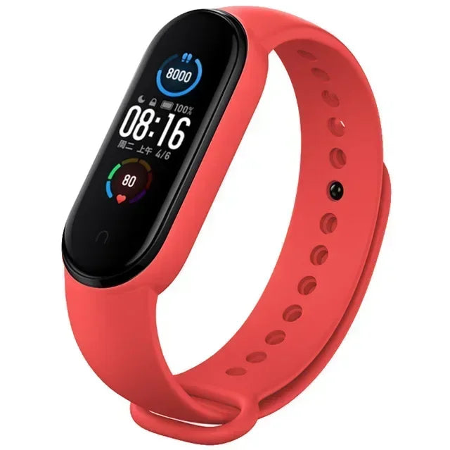 Watch Strap For Xiaomi Mi Band 7 6 5 4 3 Wristband Silicone Bracelet Wrist Straps correa Mi Band 6 7 5 4 Smartwatch Accessories
