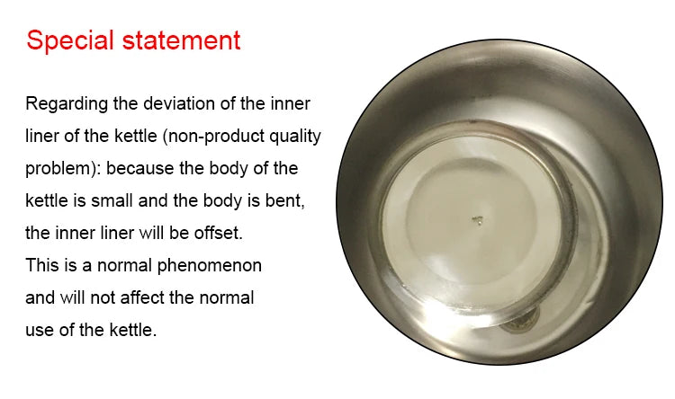 DMWD Stainless Steel Thermal Insulation 500W Electric Kettle Teapot 1.2L  Automatic Hot Water Heating Boiler Tea Pot 220V