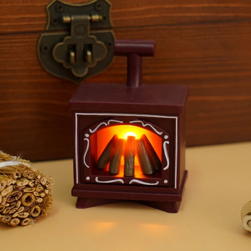 LED Retro Fireplace Candle Light Simulation Flame Decorative Lamp, Halloween, Christmas Gifts Night Light Atmosphere Light