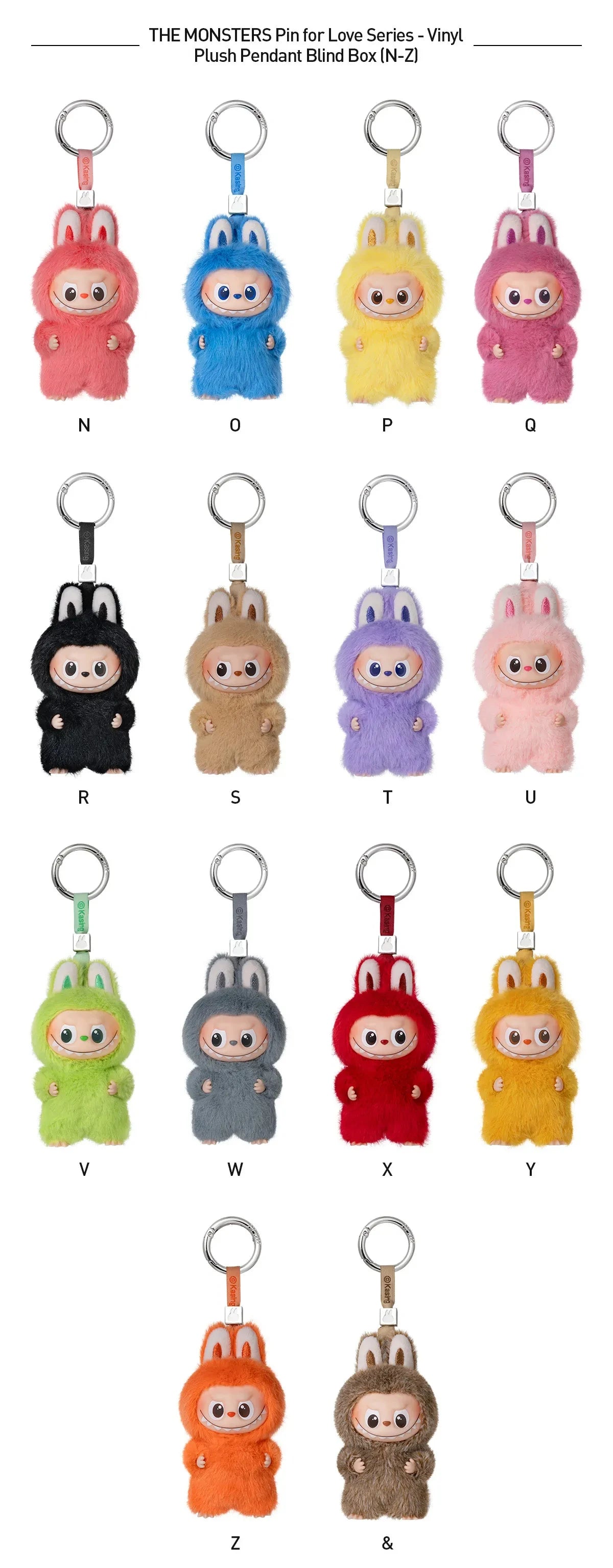 Mini Labubu 100% Authentic POP MART THE MONSTERS PIN FOR LOVE Series Blind Box Bag Toys Doll Gift